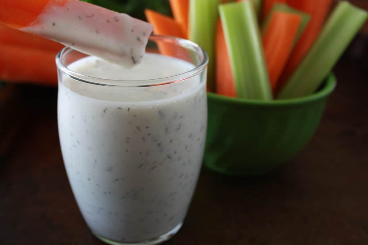 Healthy Ranch dressing without mayo.