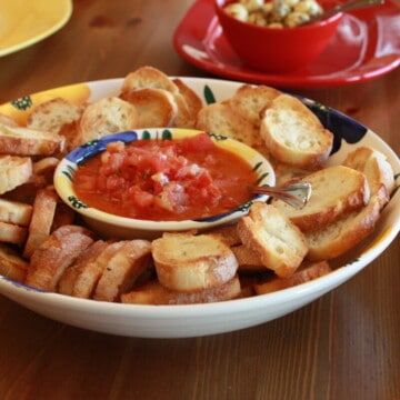 Easy Tomato Basil Bruschetta The Short Order Cook