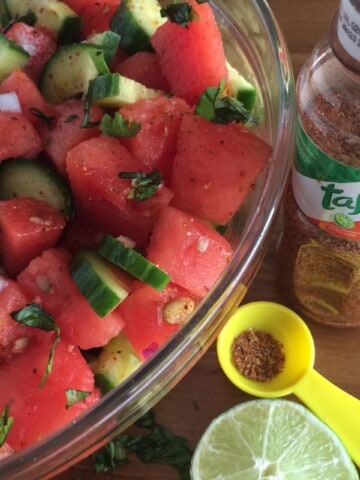 mexican watermelon cucumber salad the short order cook