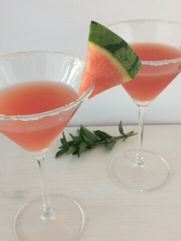 Watermelon Mint Martini - The Short Order Cook