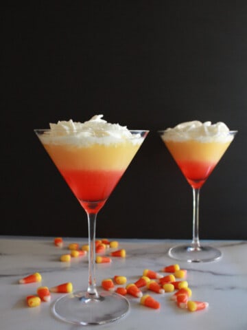 Candy Corn Martini ready to drink