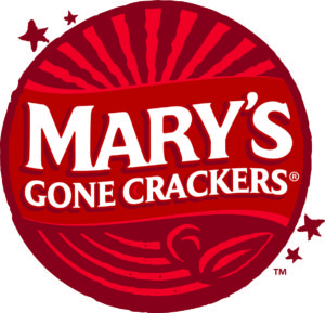 Marys Gone Crackers logo.