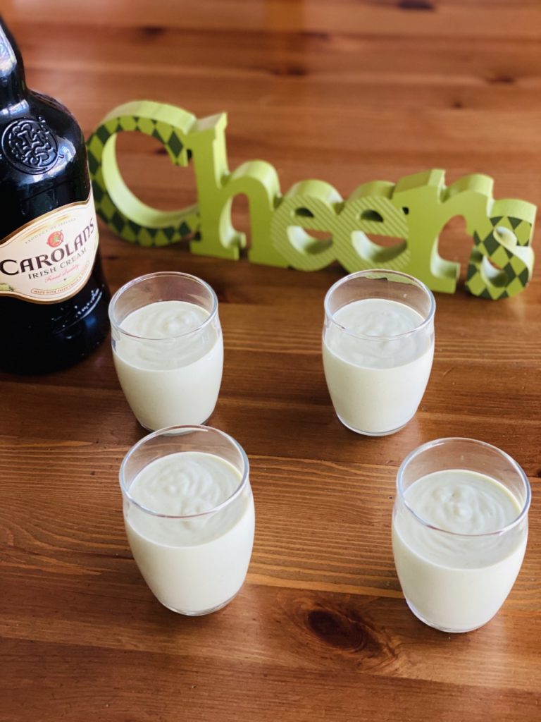 st patricks day pudding shot recipes