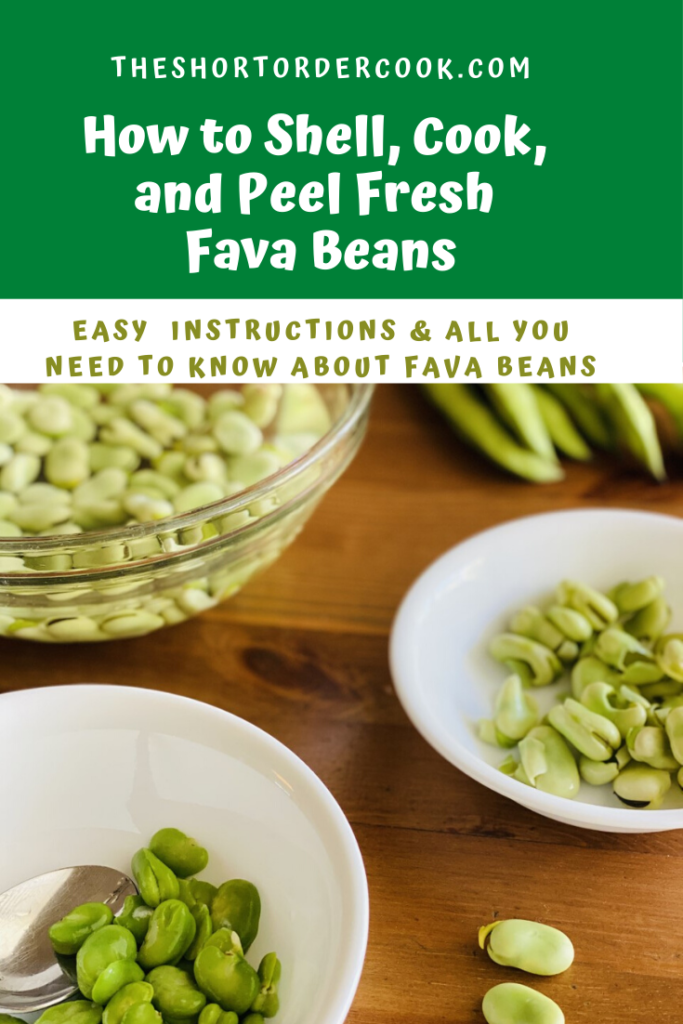 How to Shell, Cook, & Peel Fresh Fava Beans PIN