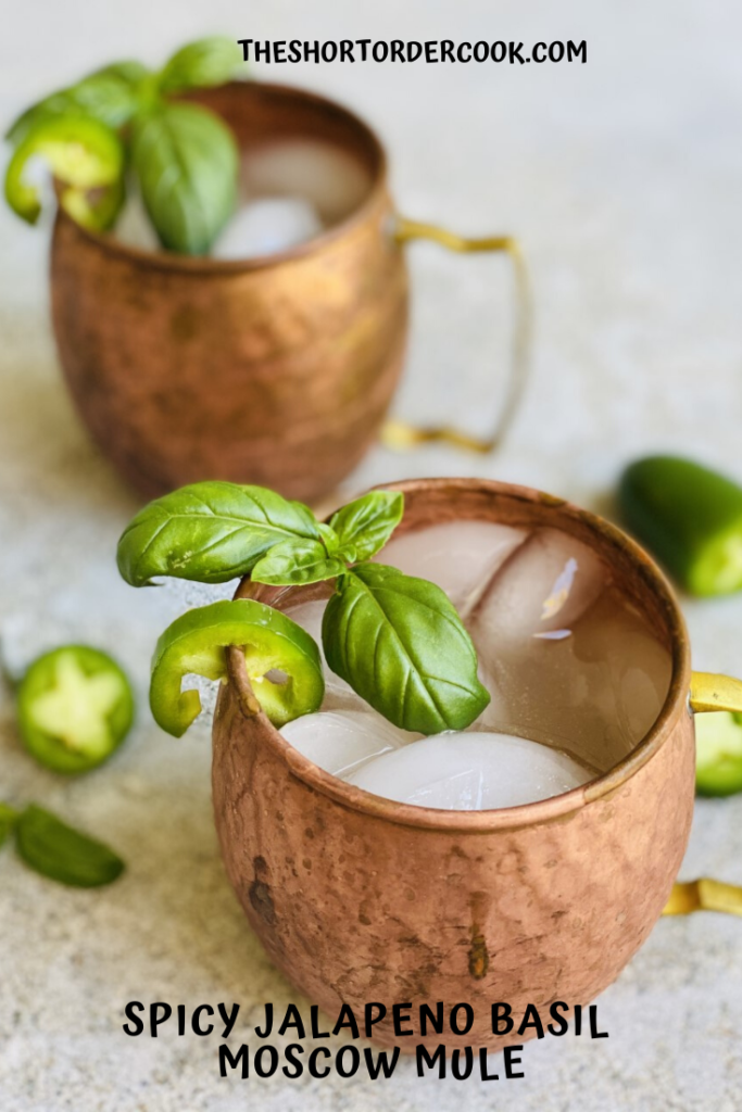Spicy Jalapeno Basil Moscow Mule