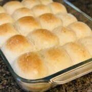 Freshly baked easy homemade soft dinner rolls