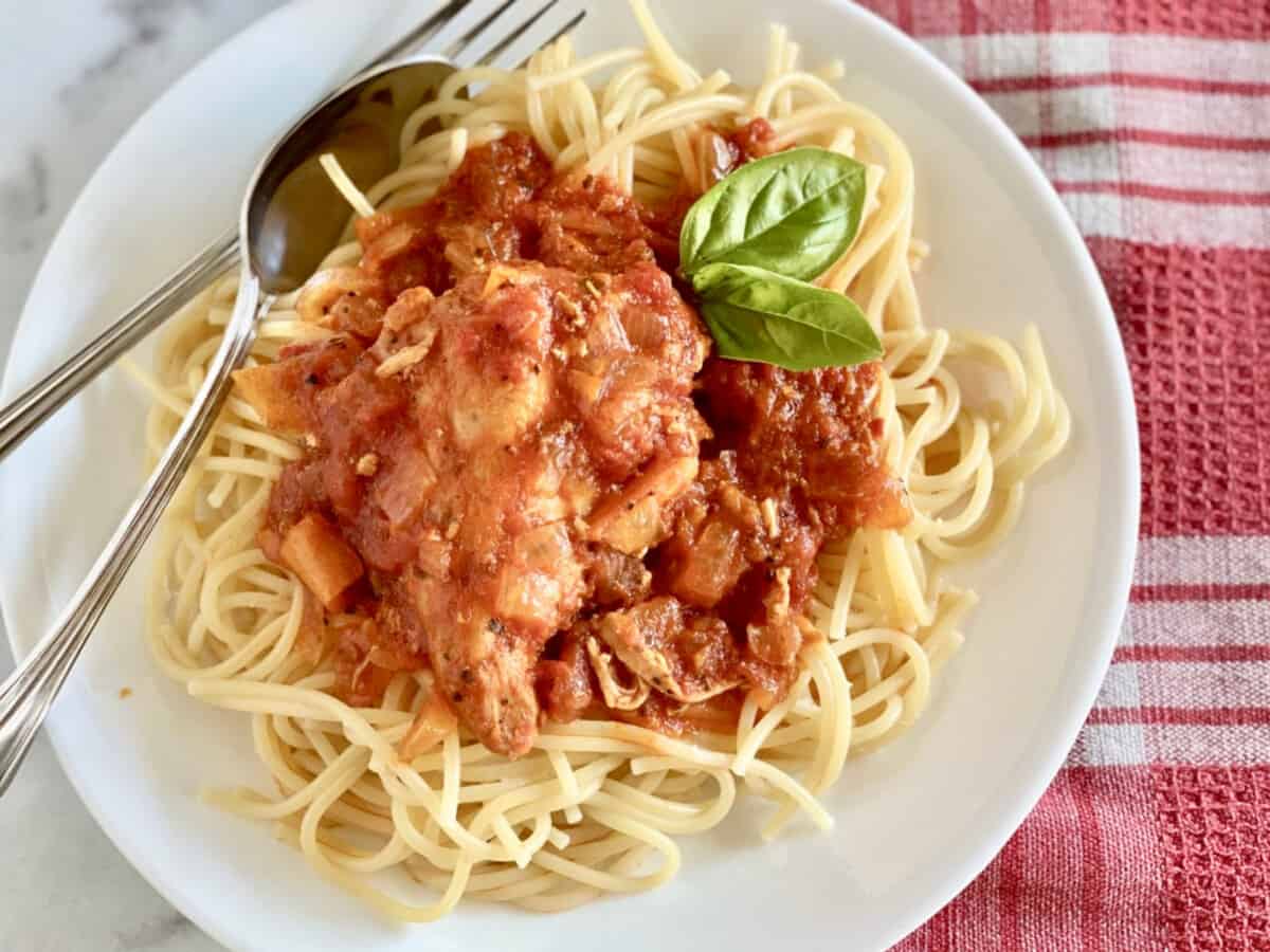 Slow Cooker Chicken Cacciatore