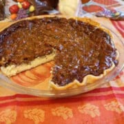 Pecan Cheesecake Pie Sliced