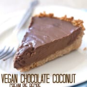 Vegan Chocolate Coconut Cream Pie