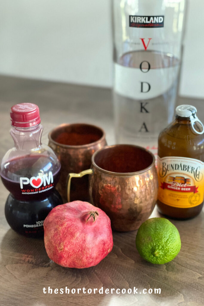 Best Pomegranate Moscow Mule ingredients