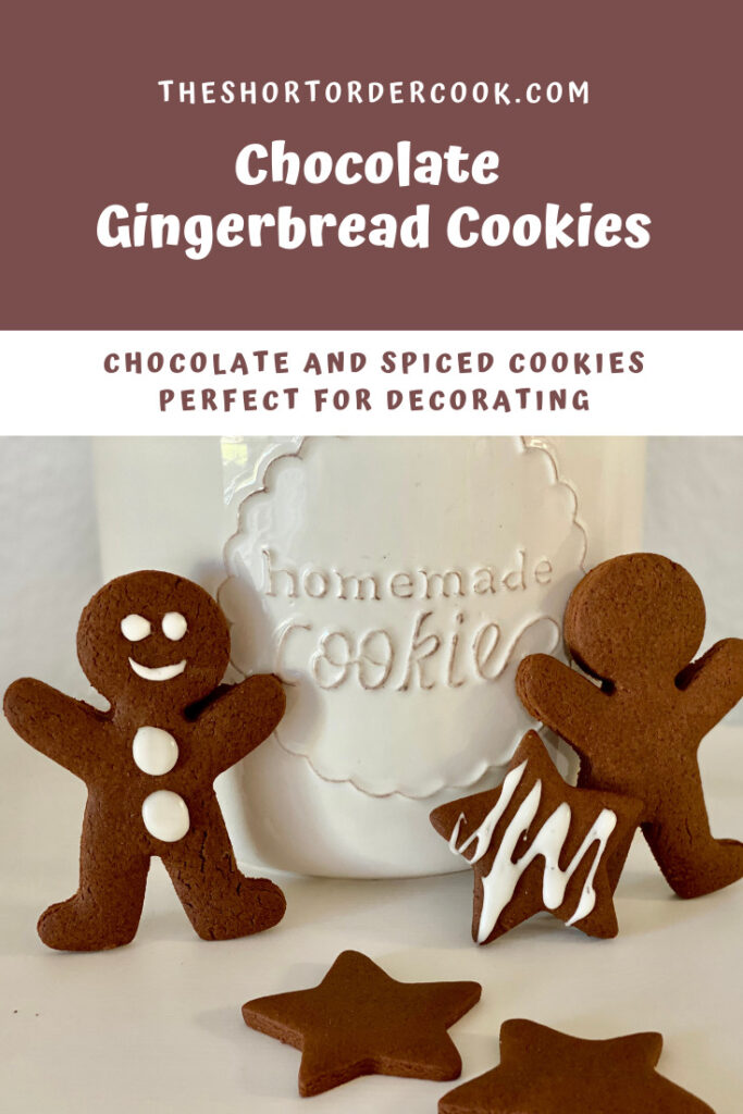 Chocolate Gingerbread Cookies PIN