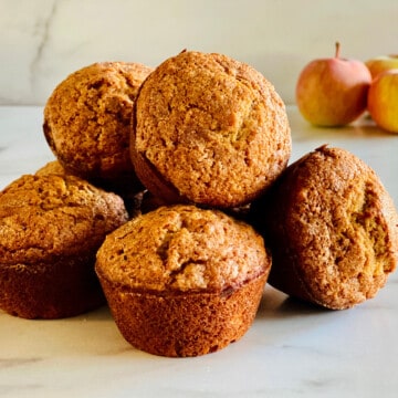 Easy Applesauce Muffins featured