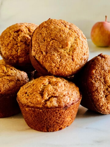 Easy Applesauce Muffins featured