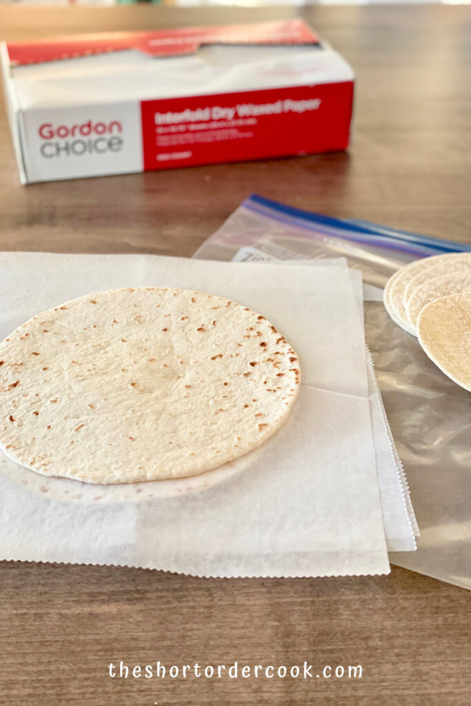 Can You Freeze Tortillas? (How to Store & Thaw) with parchment