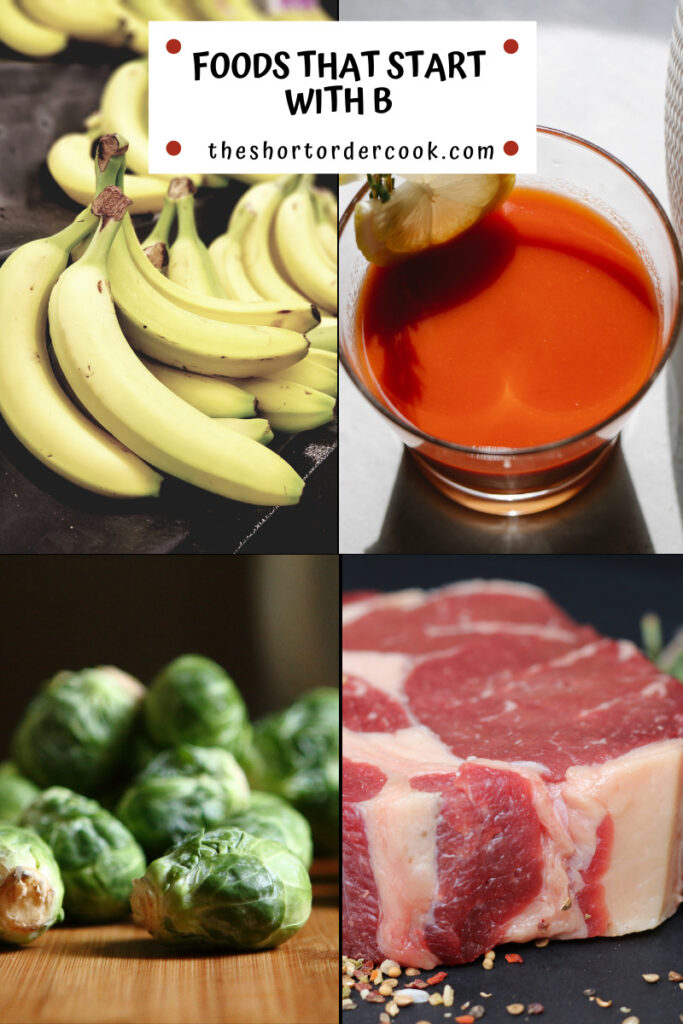 Foods That Start With B 4 images