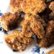 What to serve with sloppy joesBreaded-Mushrooms-ahedgehoginthekitchen