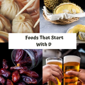 Foods That Start With D durian dumplings draft beer and dates