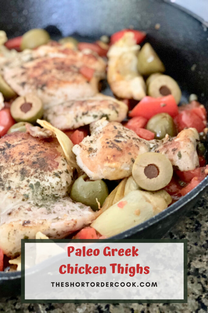 Paleo Greek Chicken Thighs PIN REDO