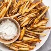What To Serve With Grilled Cheese crispy-oven-fries loveandgoodstuff
