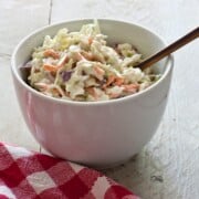 What To Serve With Scallops Creamy Coleslaw WhatAGirlEats