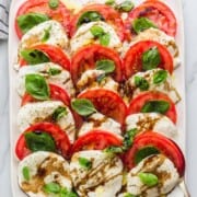 What to Serve with Grilled Cheese Caprese-Salad-littlesunnykitchen