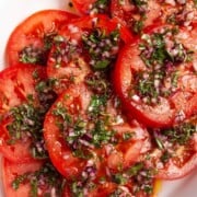 what to serve with brisket italian-tomato-salad-loveandgoodstuff