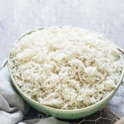 What to Serve with Coconut Shrimp instant-pot-coconut-rice-budgetdelicious bowl of rice ready to eat