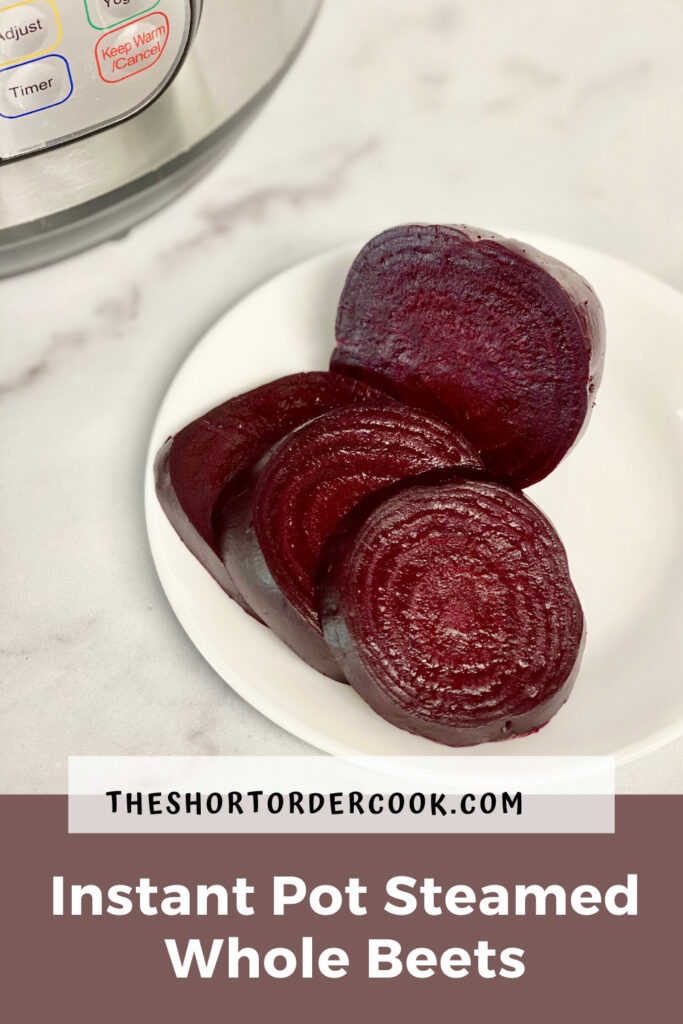 Instant Pot Steamed Whole Beets PIN