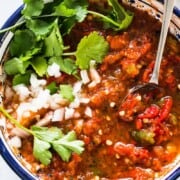 What to Serve with Fajitas mexican_hot_chillies_sauce_in_a_bowl maricruzavalos close up bowl of this red salsa