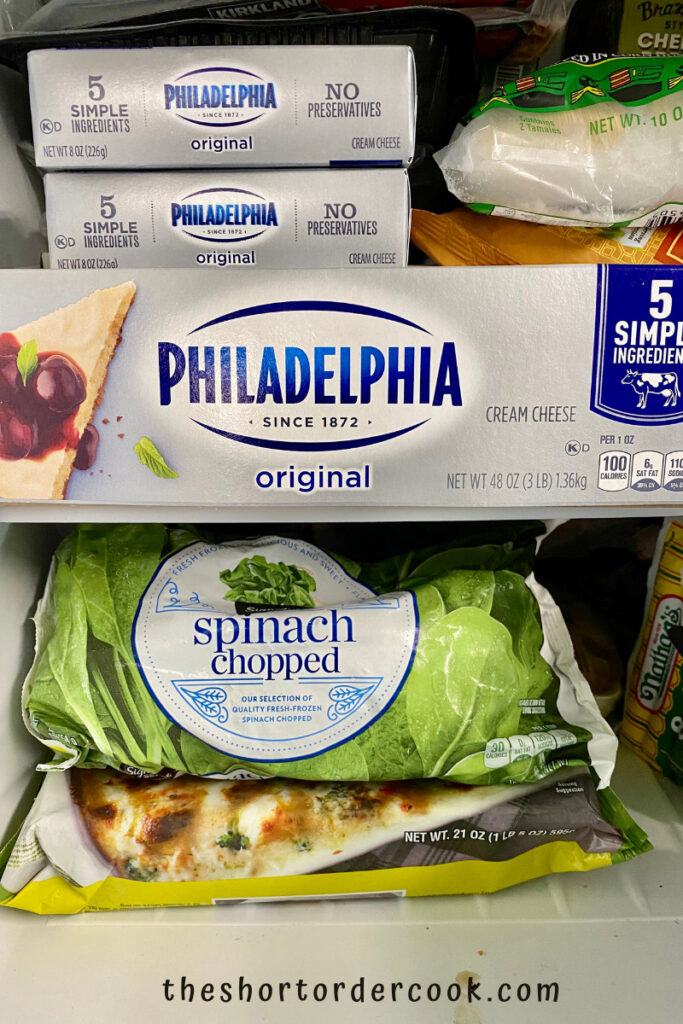 Can You Freeze Cream Cheese boxes stacked in the freezer