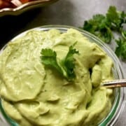 What to Serve with Tamales Avocado-Sauce-Final-683x1024 hoorahtohealth