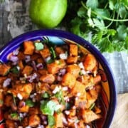What to Serve with Tamales Cilantro-Lime-Sweet-Potato-Salad-4 taoofspice