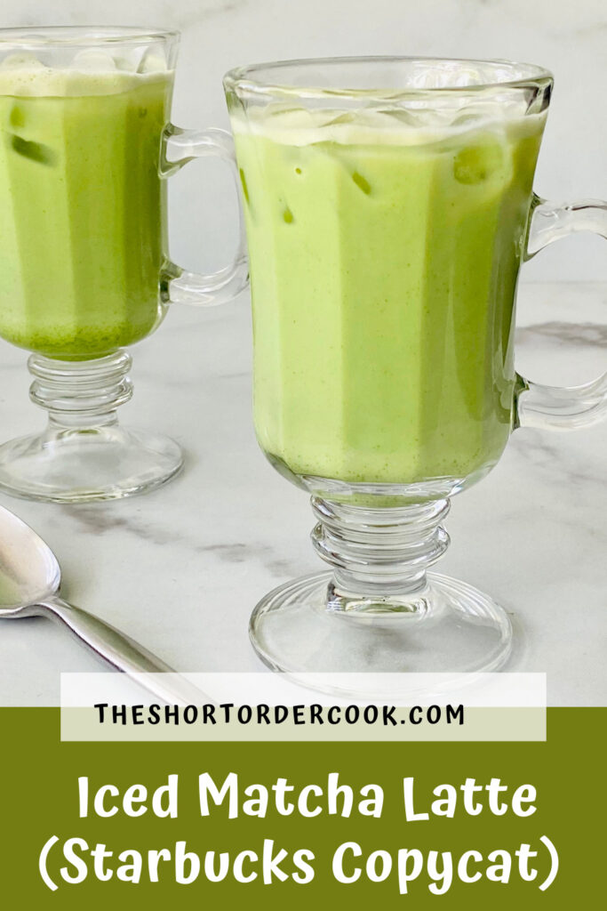 Iced Matcha Tea Latte Recipe