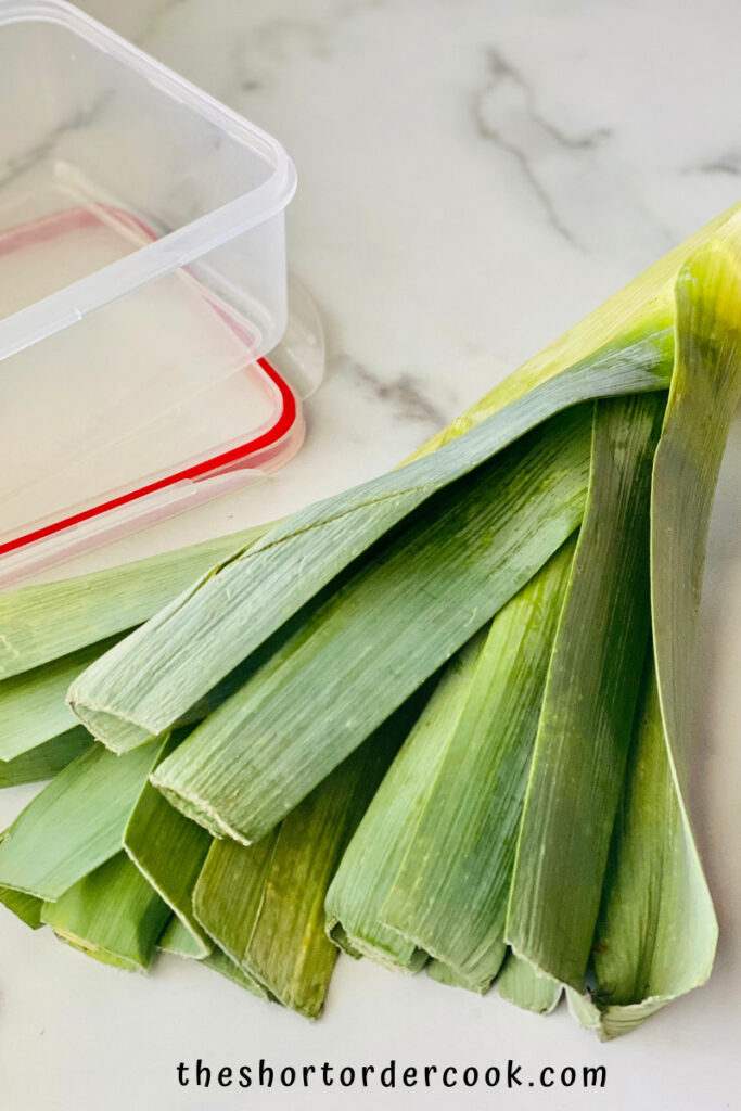 Can You Freeze Leeks leek with a container