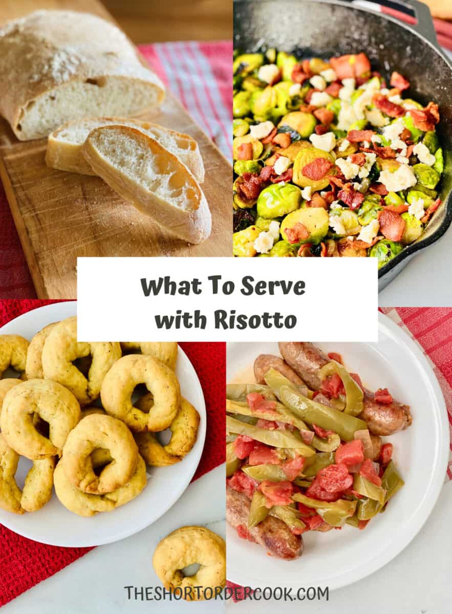 What to Serve with Risotto PN1 4 recipe images ciabatta brussels sprouts with bacon taralli and sausage and peppers