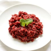 Pink Food & Drink Recipes Beetroot-Risotto-strengthandsunshine