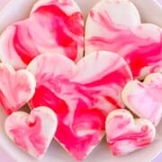 Pink Food & Drink Recipes Valentines-Day-Marble-Cookies-nourishplate