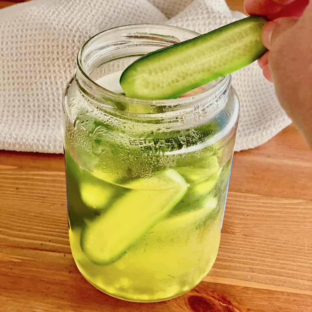 Homemade Pickles with Leftover Pickle Juice