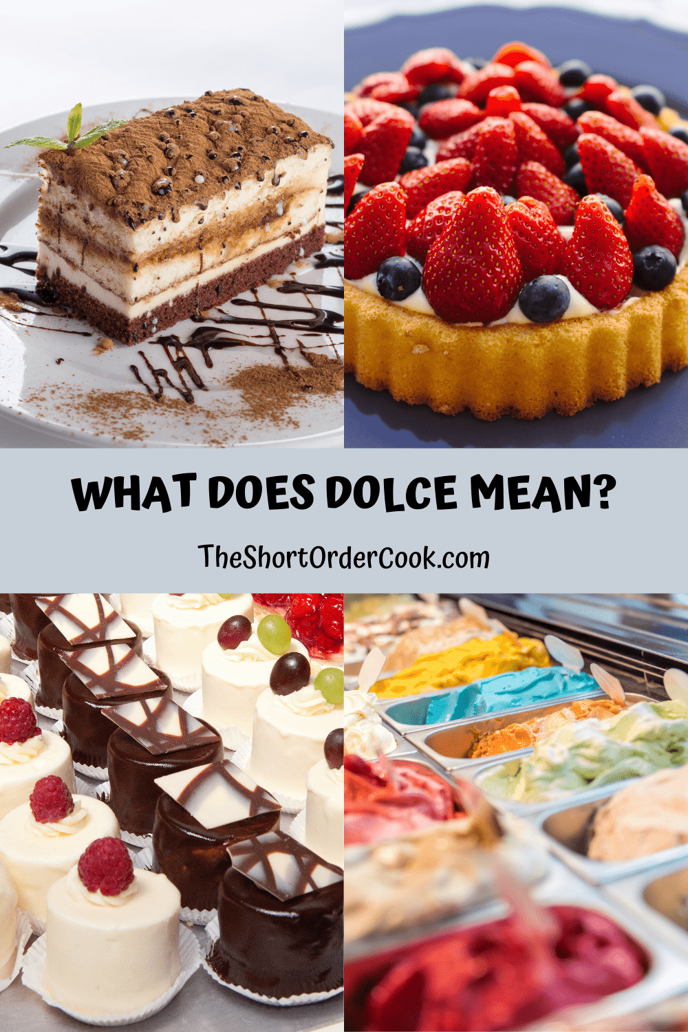 Order Short Cook Dolce What Mean? Does - The