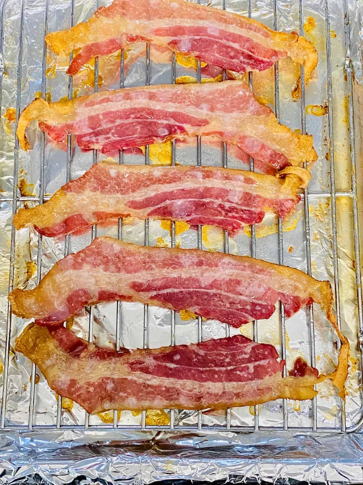 Bacon cooked 12 minutes