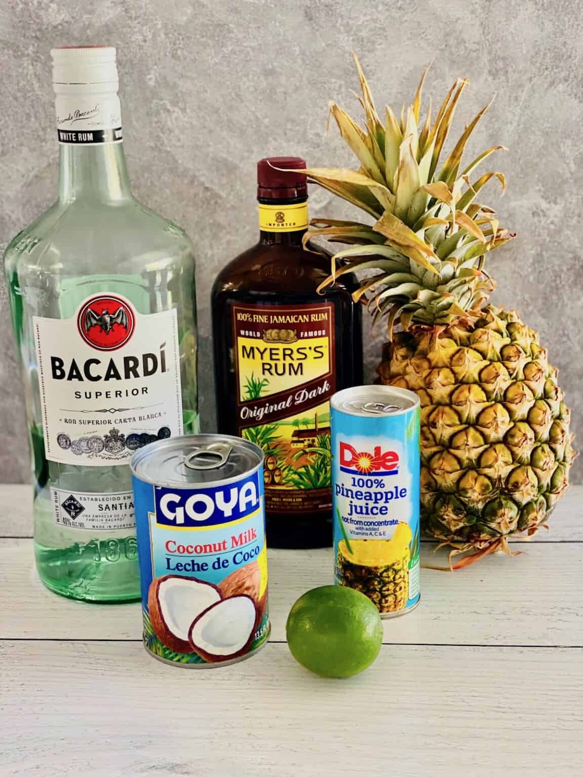 Pina Colada on the Rocks - The Short Order Cook