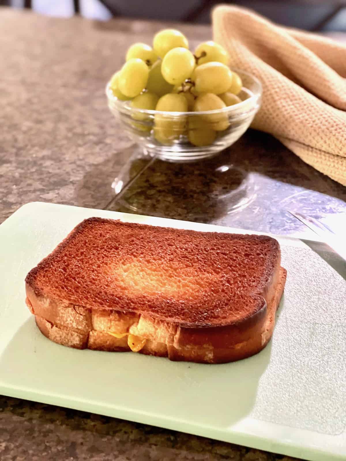 Toaster Oven Grilled Cheese - Inspirational Momma