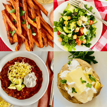 4 different side dish recipes