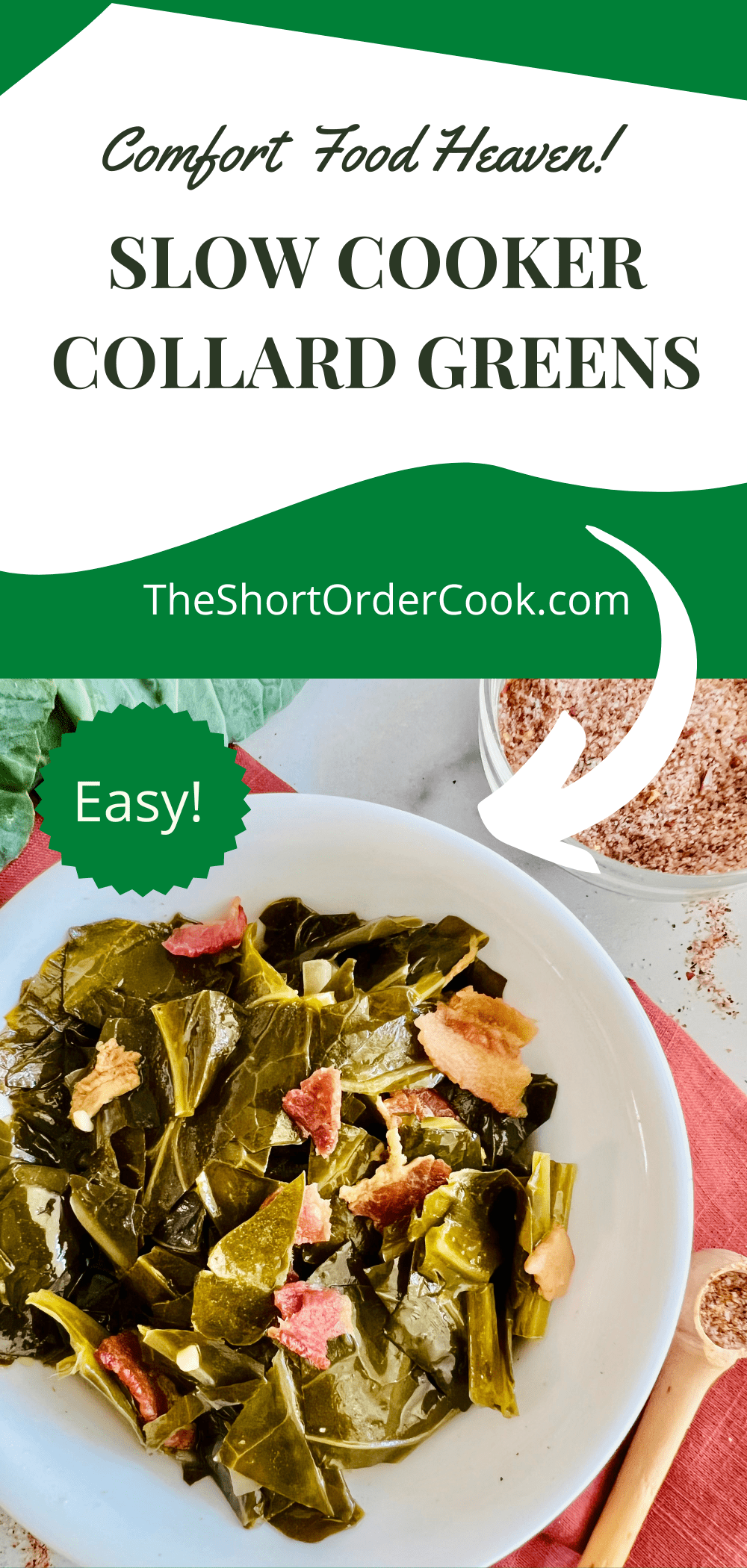 Slow Cooker Collard Greens - The Magical Slow Cooker