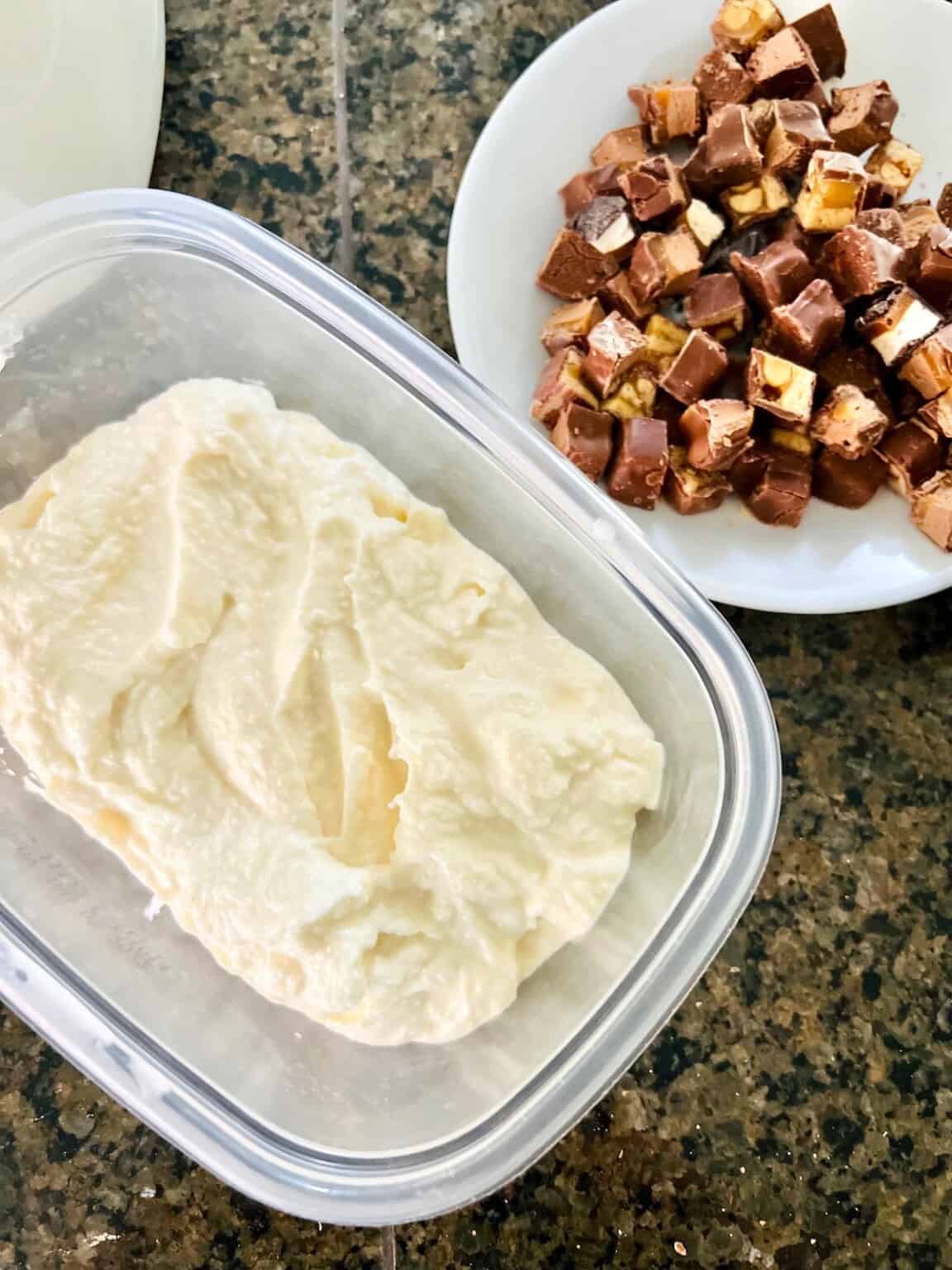 Candy Bar Ice Cream The Short Order Cook