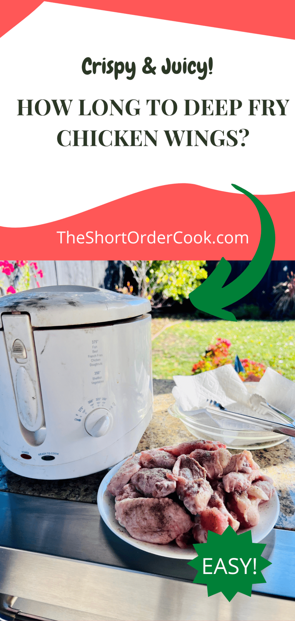 How Long to Deep Fry Chicken Wings? The Short Order Cook