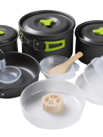 Best Campfire Cooking Kit pots and pans.