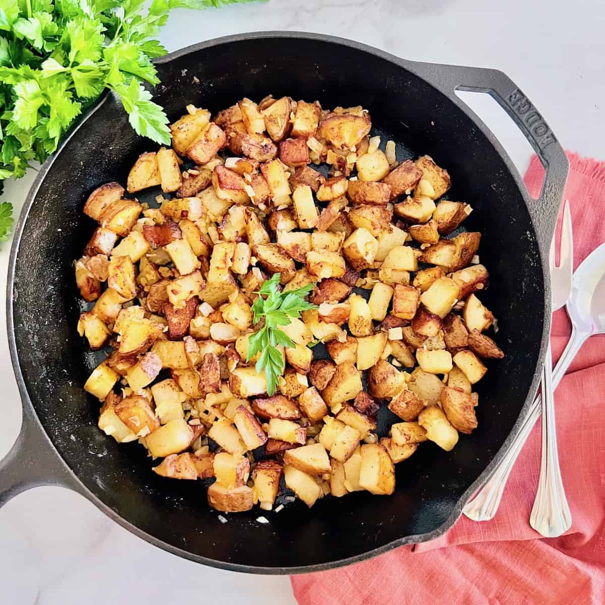 Pan Fried Potatoes & Onions