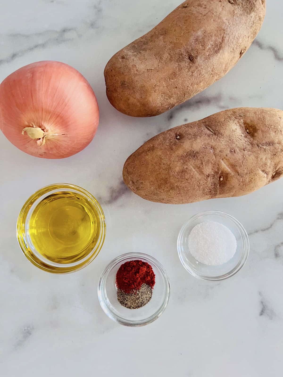 Ingredients on the counter.