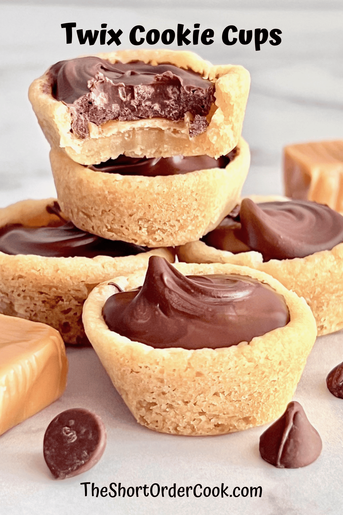 Twix Cookie Cups